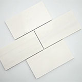 Bianco Dolomite Polished Subway Tile 3x6 swatch