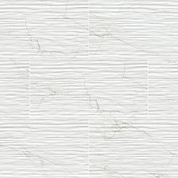 Dymo Calacatta Wavy White 12x24 Glossy color swatch — view 8