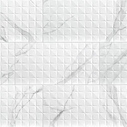 Dymo Statuary Wavy White 12x24 Glossy Large Format Tile color swatch — view 8