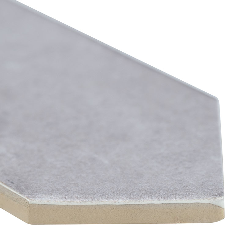 Renzo Sterling 2.5x13 Pickett Wall Tile surface detail — view 3