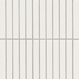 White Matte 1x6 Stack Pattern color swatch