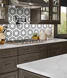 Georama Nero Polished tile — product photo — view 2