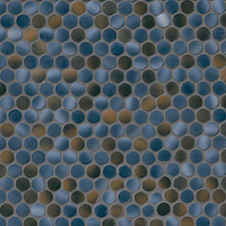 Penny Round Azul Glossy color swatch