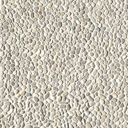 Ivory White Mini Pebble color swatch