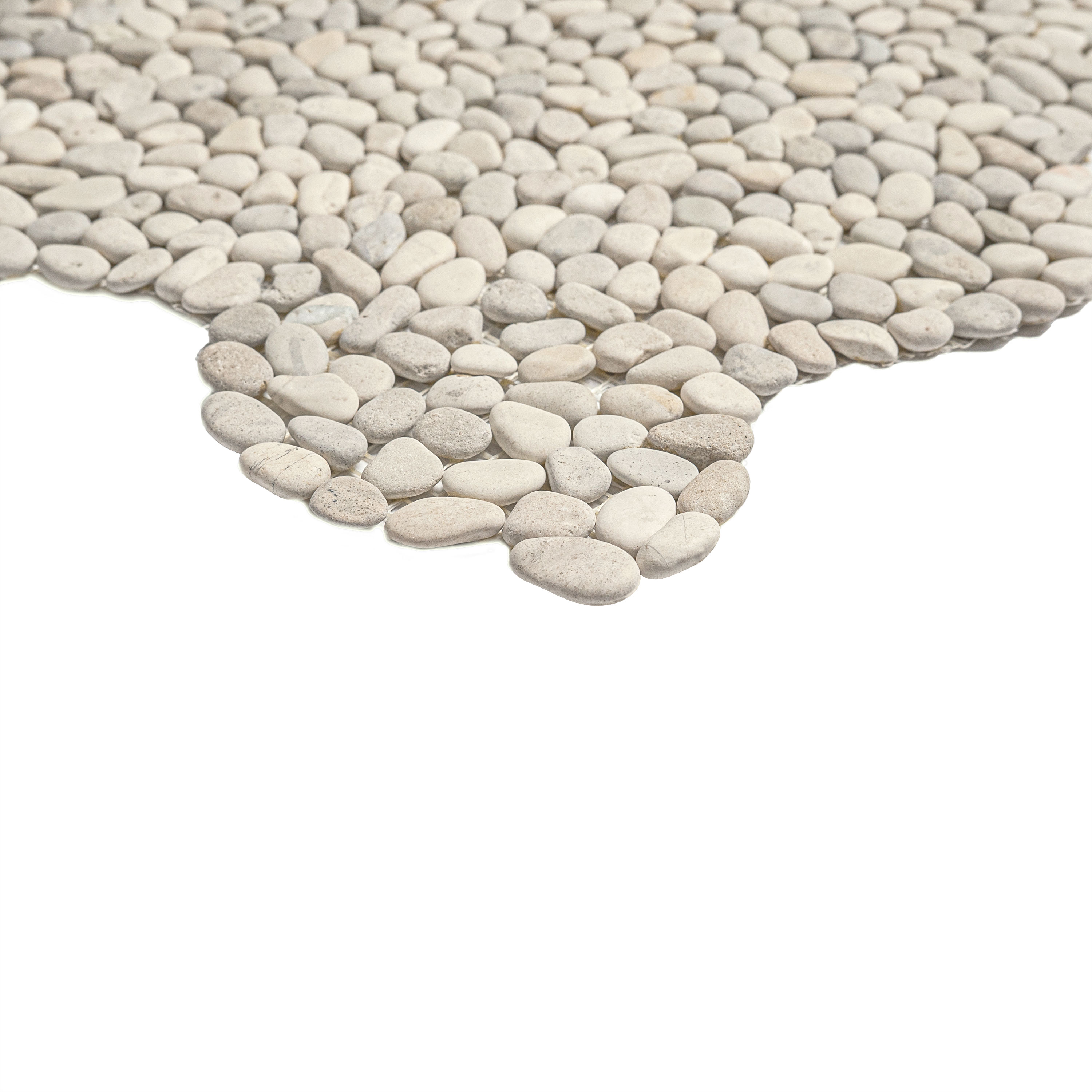 Ivory White Mini Pebble surface detail — view 3