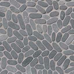 Sliced Pebble Coal Tumbled color swatch