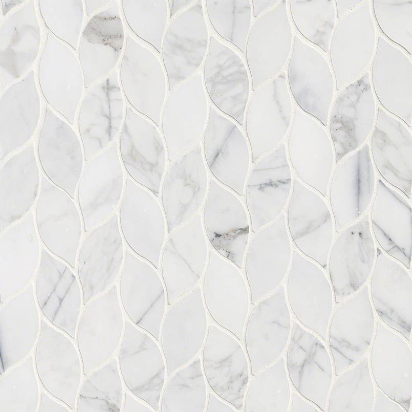 Calacatta Blanco Pattern Polished tile, full view