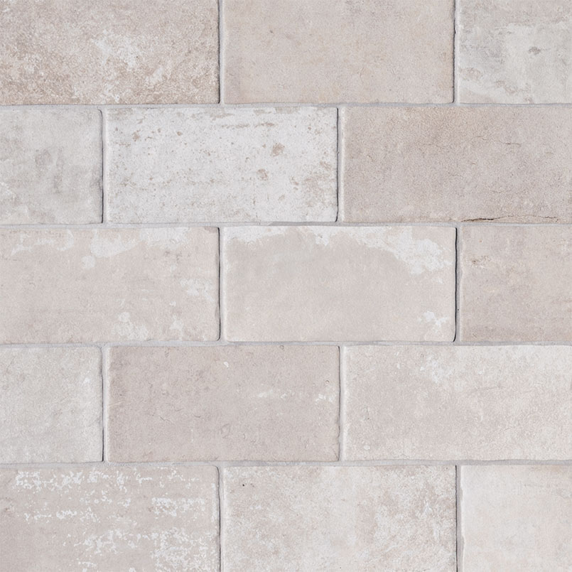 Brickstone Ivory 5x10 tile, full view