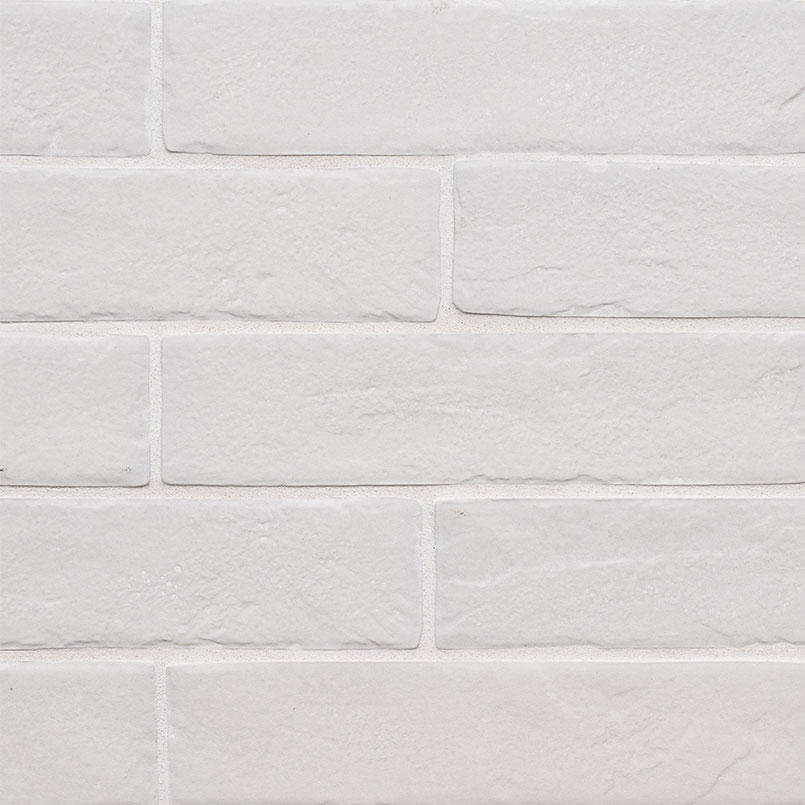 Brickstone White 2x10 surface detail