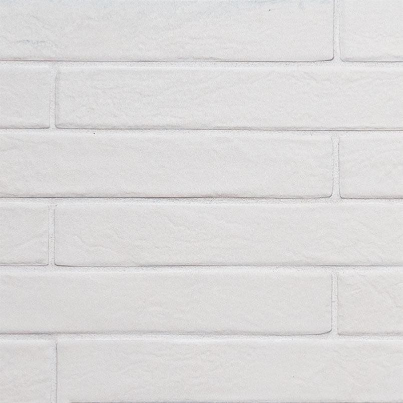 Brickstone White Brick 2x18 surface detail — view 2