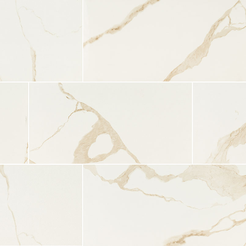 Calacatta tile, full view