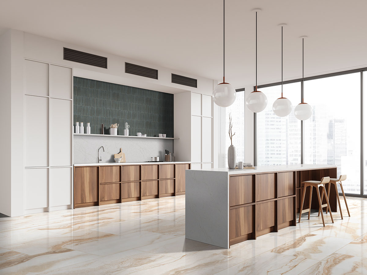 caraibi backsplash in a kitchen — view 2