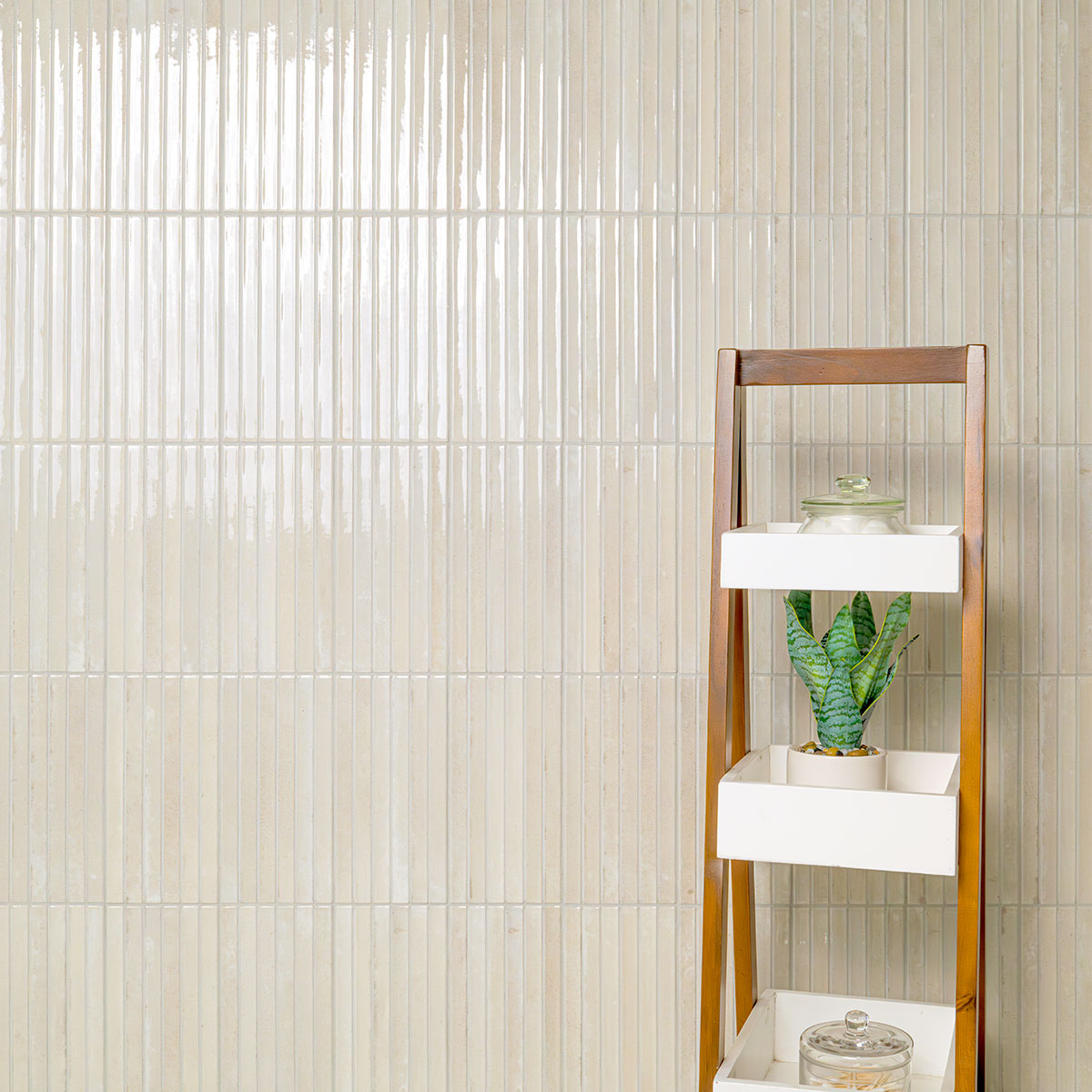 Latte backsplash installed — view 2