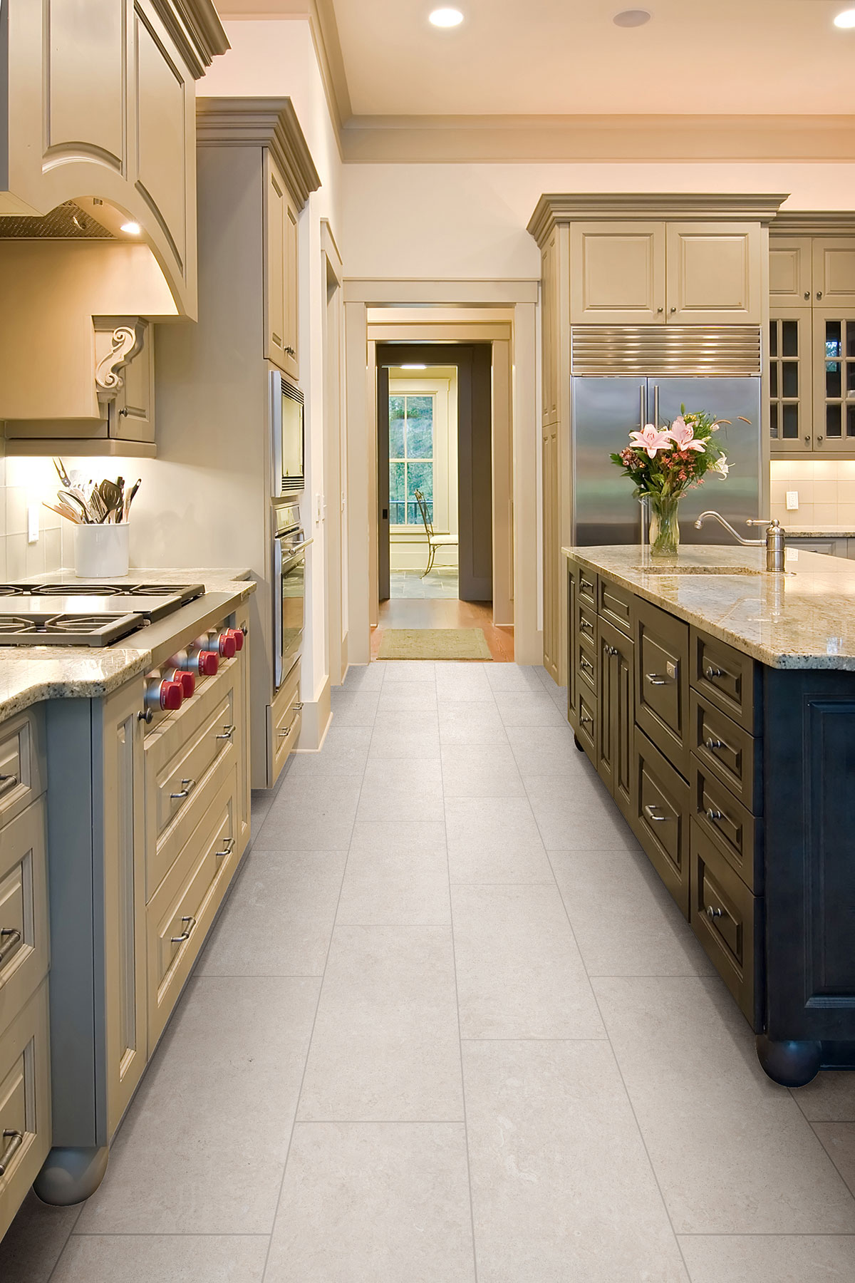 Perla backsplash in a kitchen — view 2