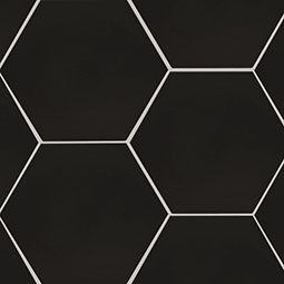 Graphite Hexagon Tile color swatch