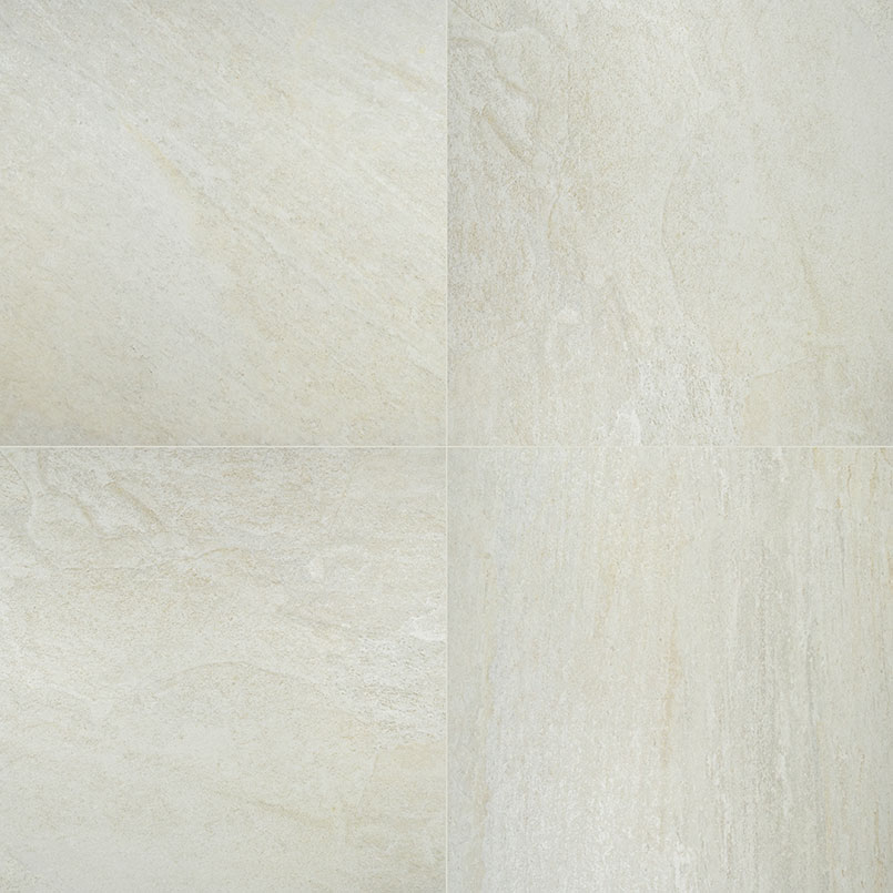 Quartz White tile, full view