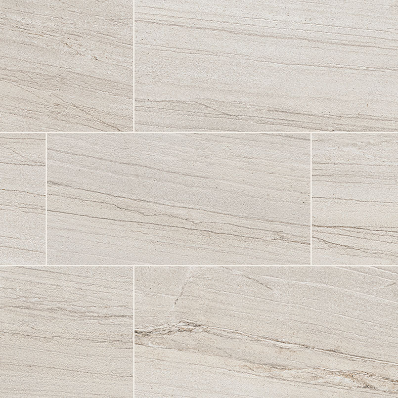 White tile, full view