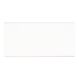 White 2x8 Glossy color swatch — view 3