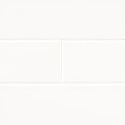 White 2x8 Glossy color swatch — view 4