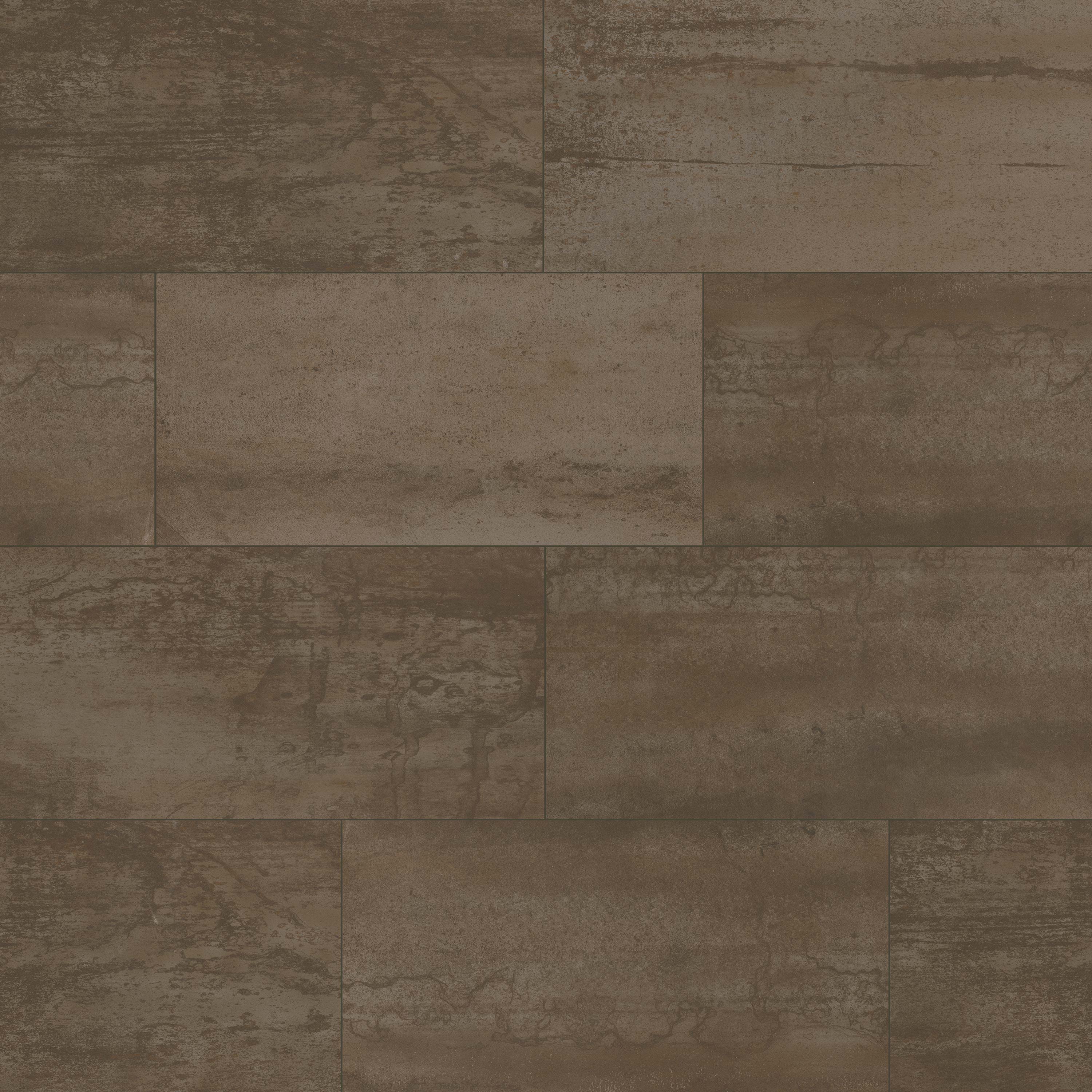Copper tile, full view