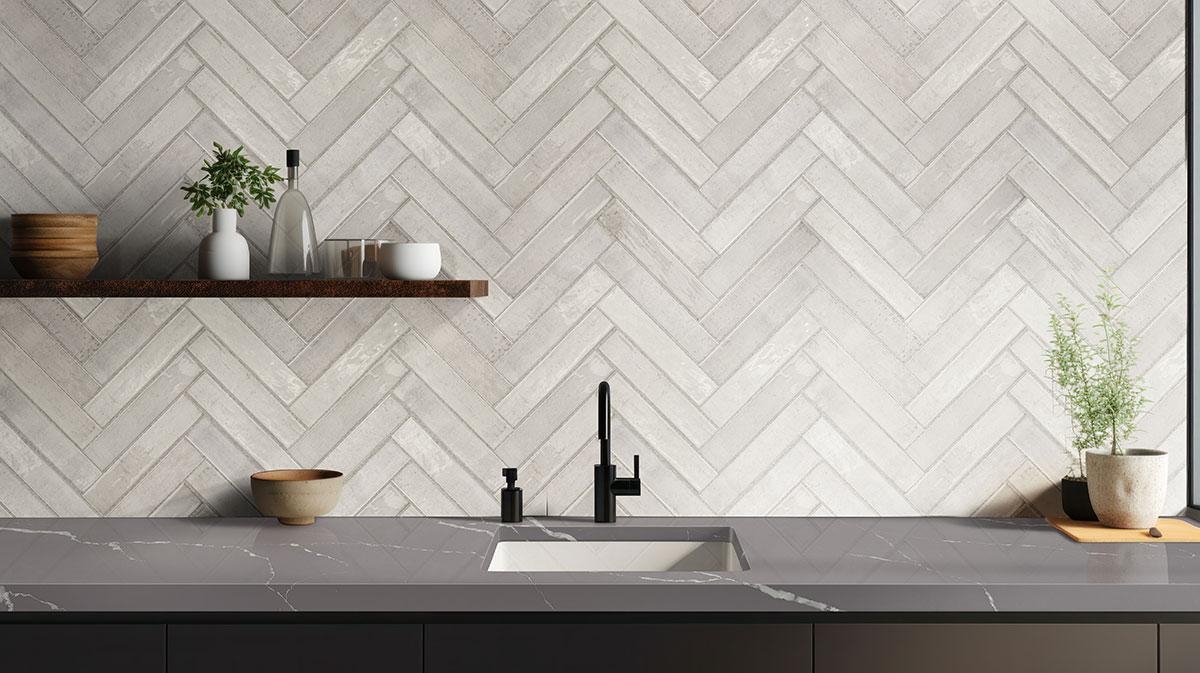 Rhino 2x10 backsplash in a kitchen