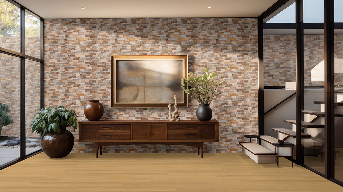 Canyon Creek backsplash in a entryway