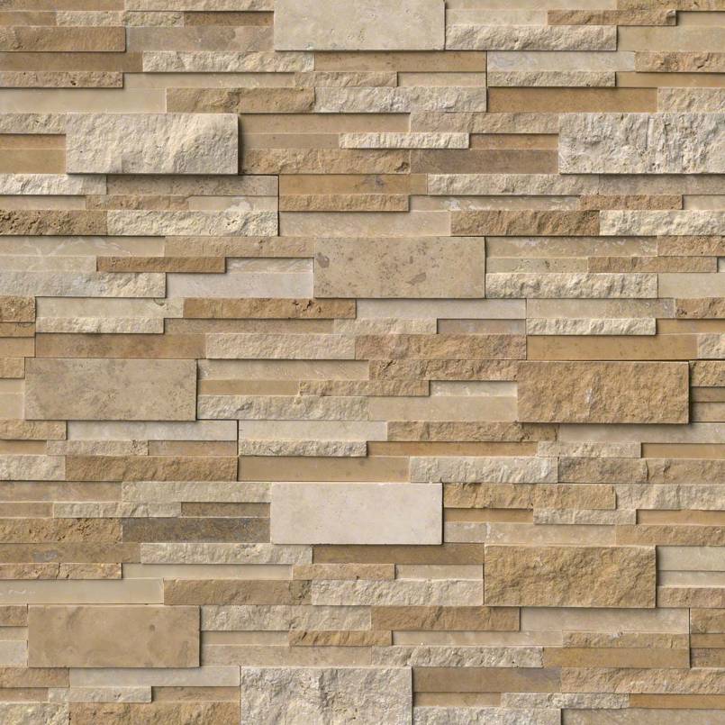 Casa Blend 3D Multi Finish tile, full view