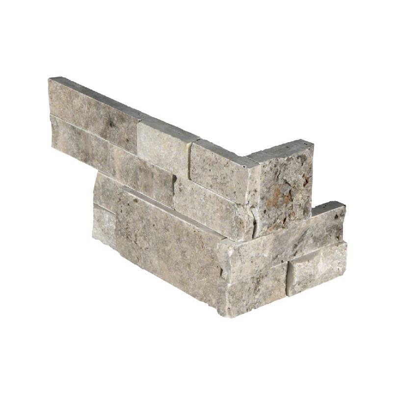 Silver Travertine surface detail