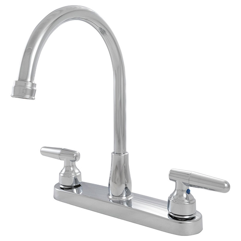 2-Handle Kitchen Faucet - 805 Chrome detail view — view 4