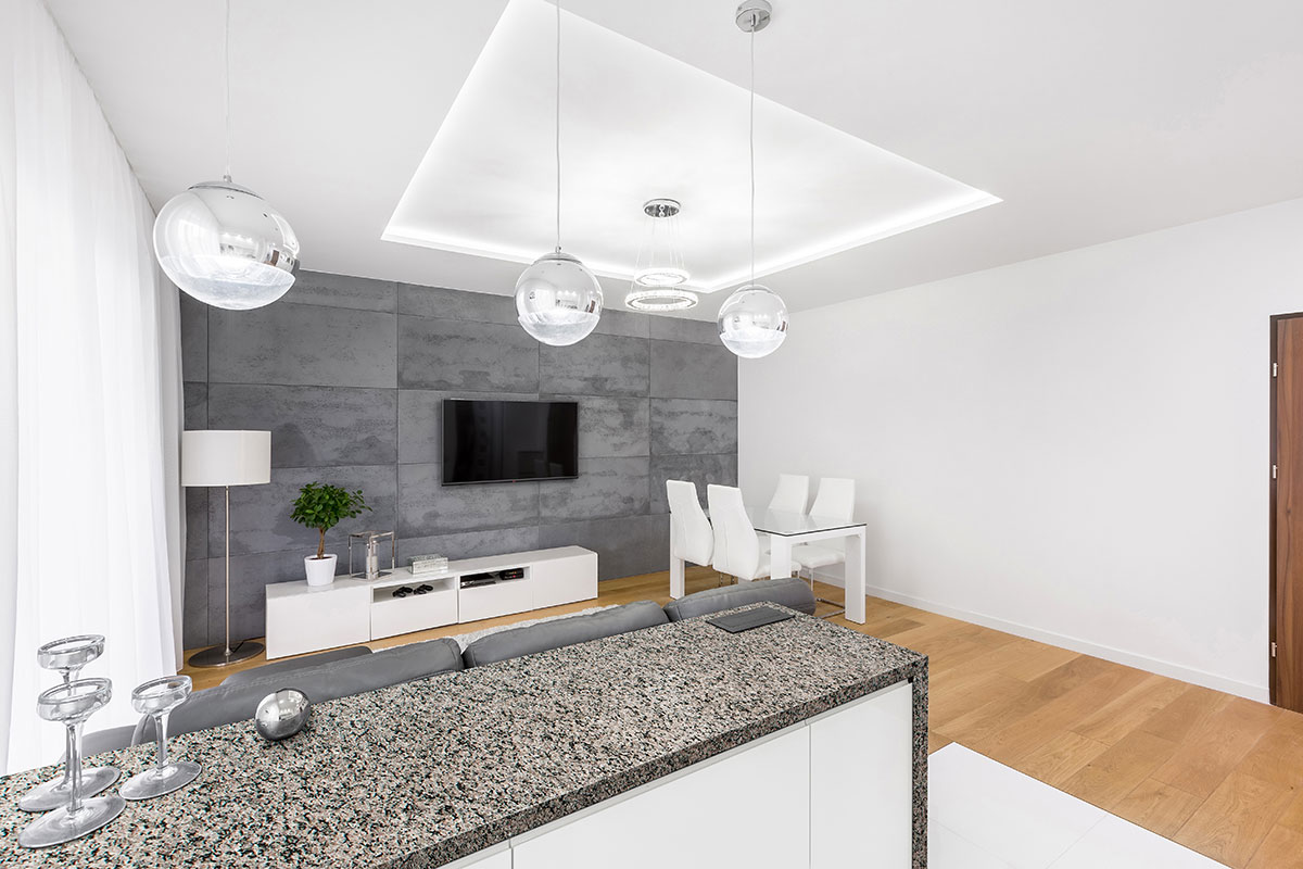 Caledonia Granite countertop installed