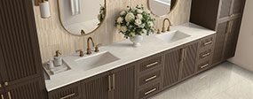 AuraTaj ™ countertop in a bathroom — view 3