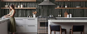 Calacatta Aidana ™ countertop in a kitchen
