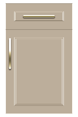 beige cabinet door