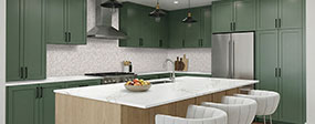 Calacatta Jadira ™ countertop in a kitchen — view 2