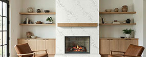 Calacatta Jadira ™ countertop in a living room