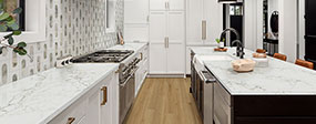 Calacatta Jadira ™ countertop in a kitchen — view 3