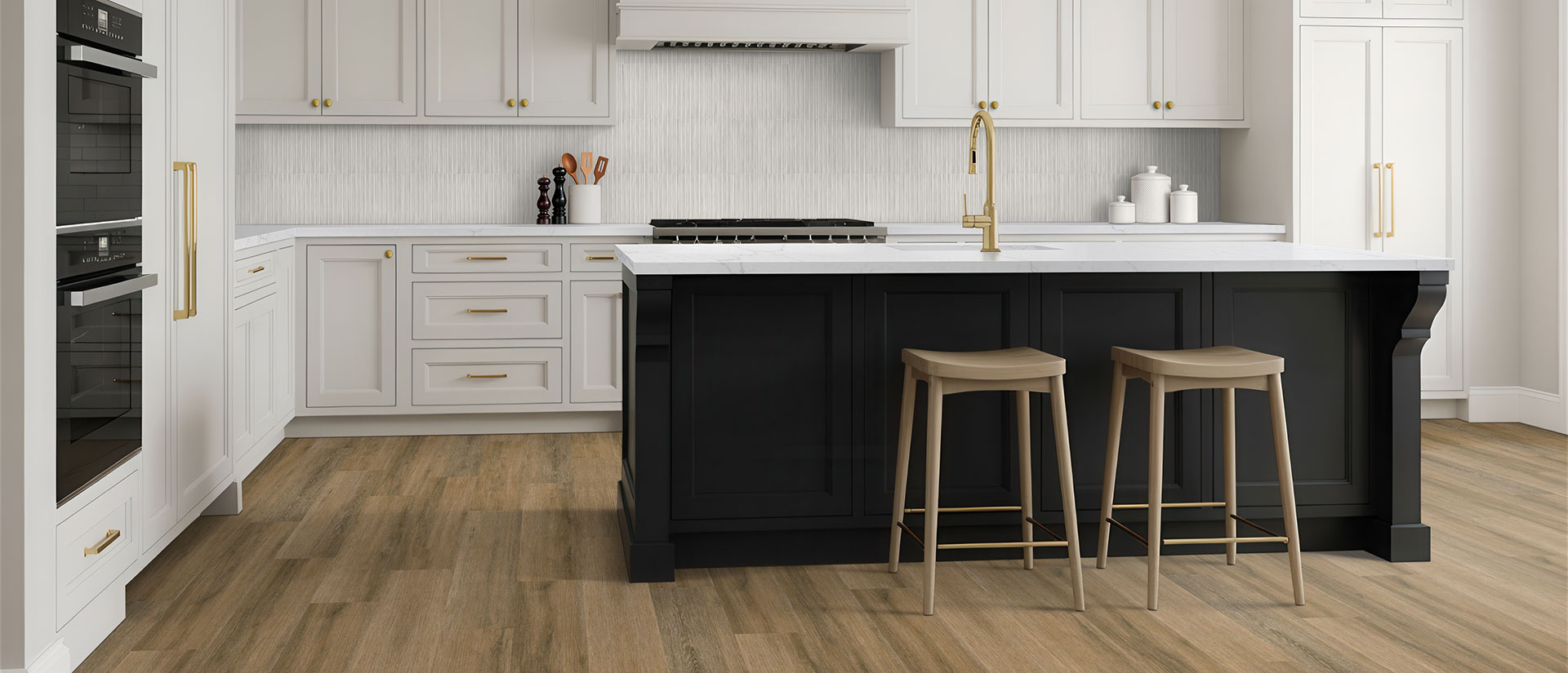Calacatta Miraggio Duo Honed ® countertop in a kitchen — view 7