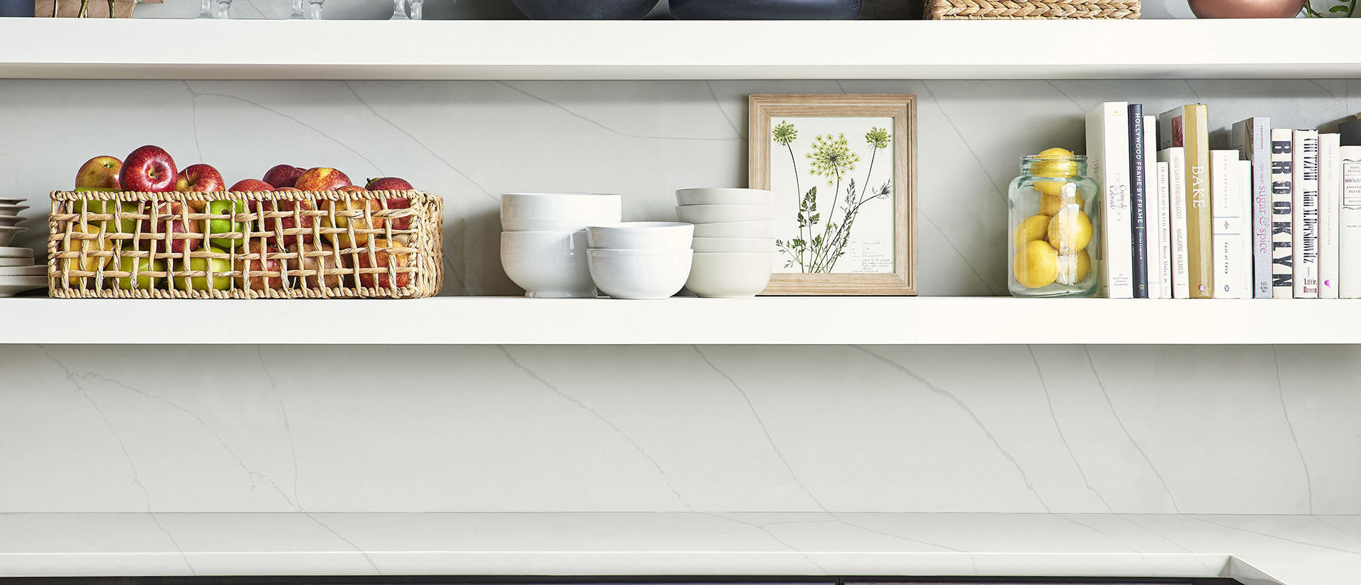 Calacatta Ultra Quartz countertop in a kitchen — view 4