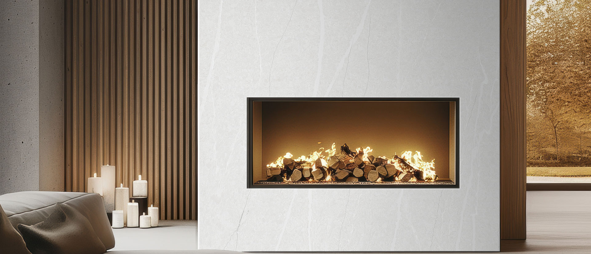 Eroluna ™ countertop in a living room