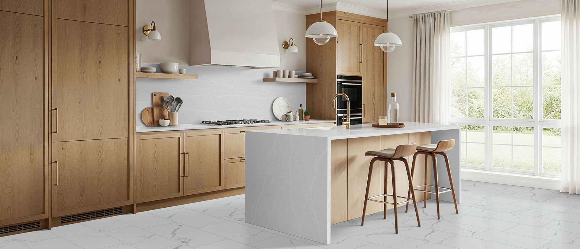 Eroluna ™ countertop in a kitchen — view 6