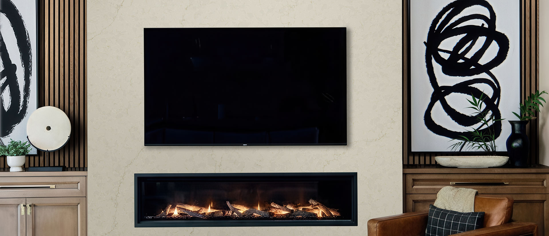MarfiTaj ™ countertop in a living room