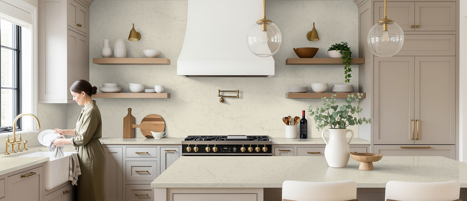 MarfiTaj ™ countertop in a kitchen — view 4