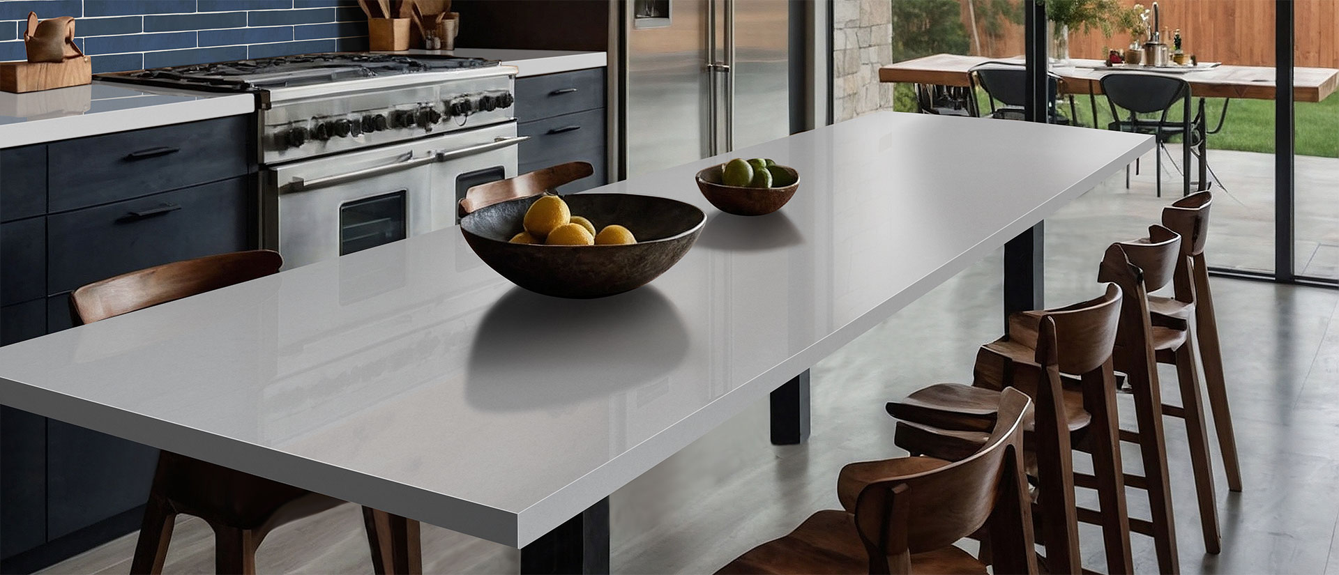 Meridian Gray ® countertop in a kitchen — view 4