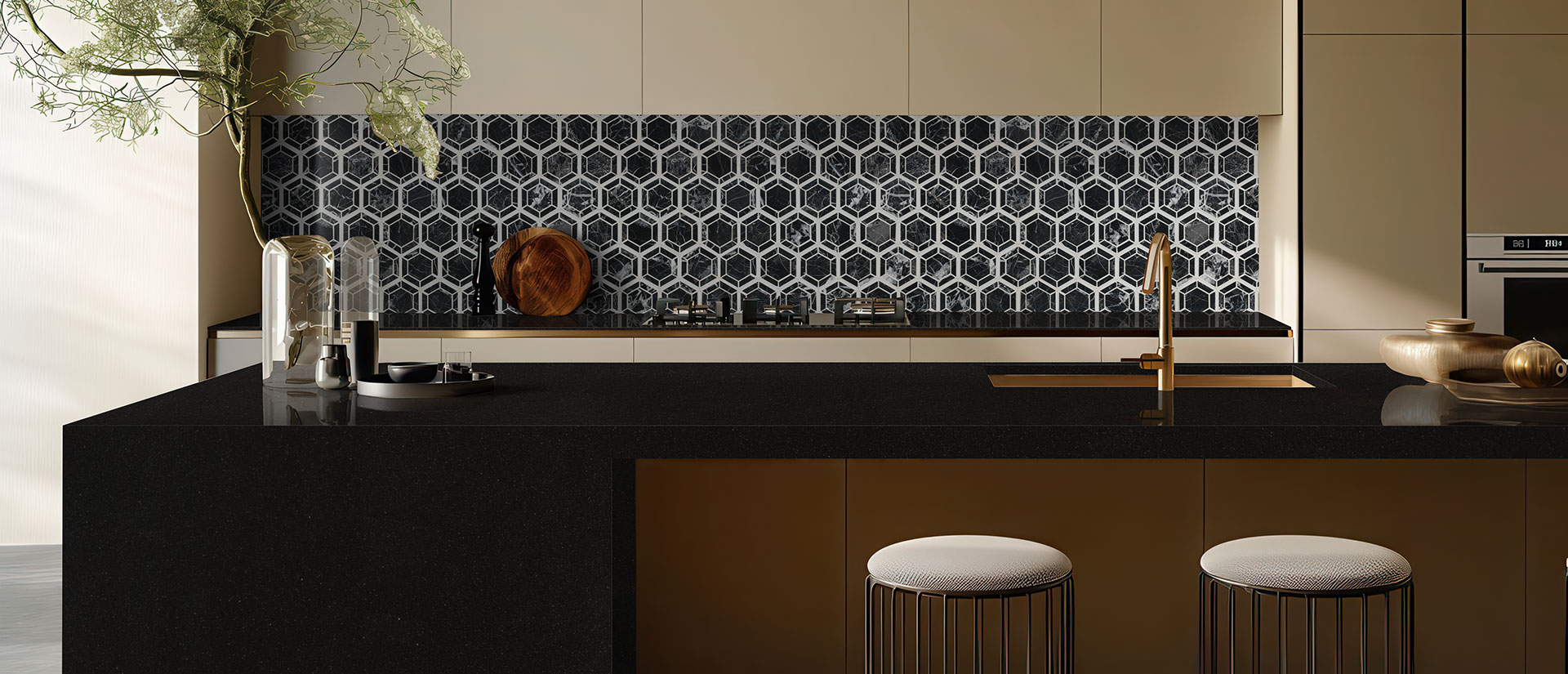 Midnight Majesty ® countertop in a kitchen — view 2