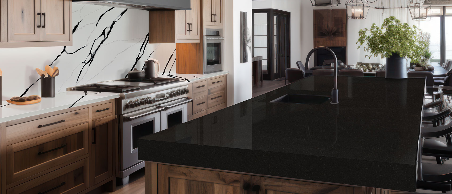 Midnight Majesty ® countertop in a kitchen — view 6