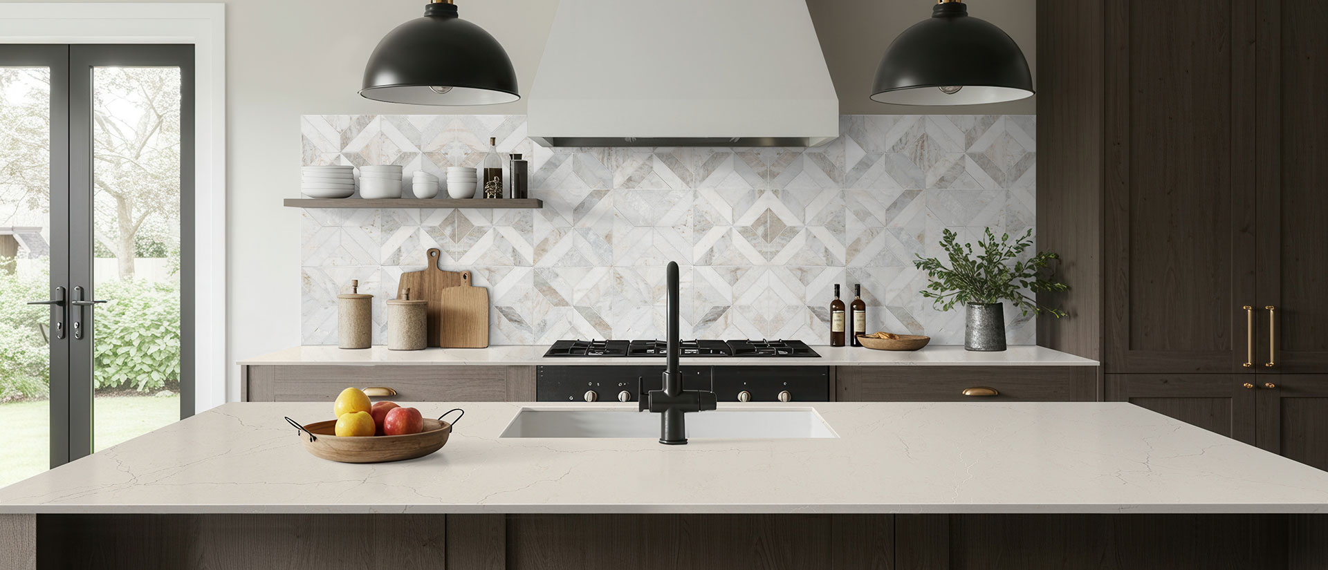 Miraggio Taj Honed ™ countertop in a kitchen — view 3