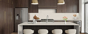 MIRAGGIO TAJ ™ countertop in a kitchen