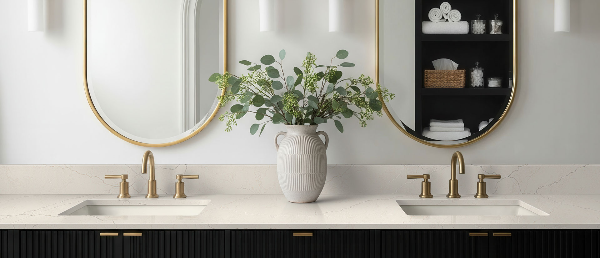 MIRAGGIO TAJ ™ countertop in a bathroom — view 3