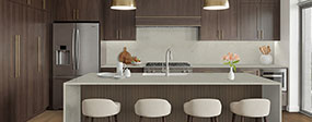 Serataj Brushed ™ countertop in a kitchen — view 4