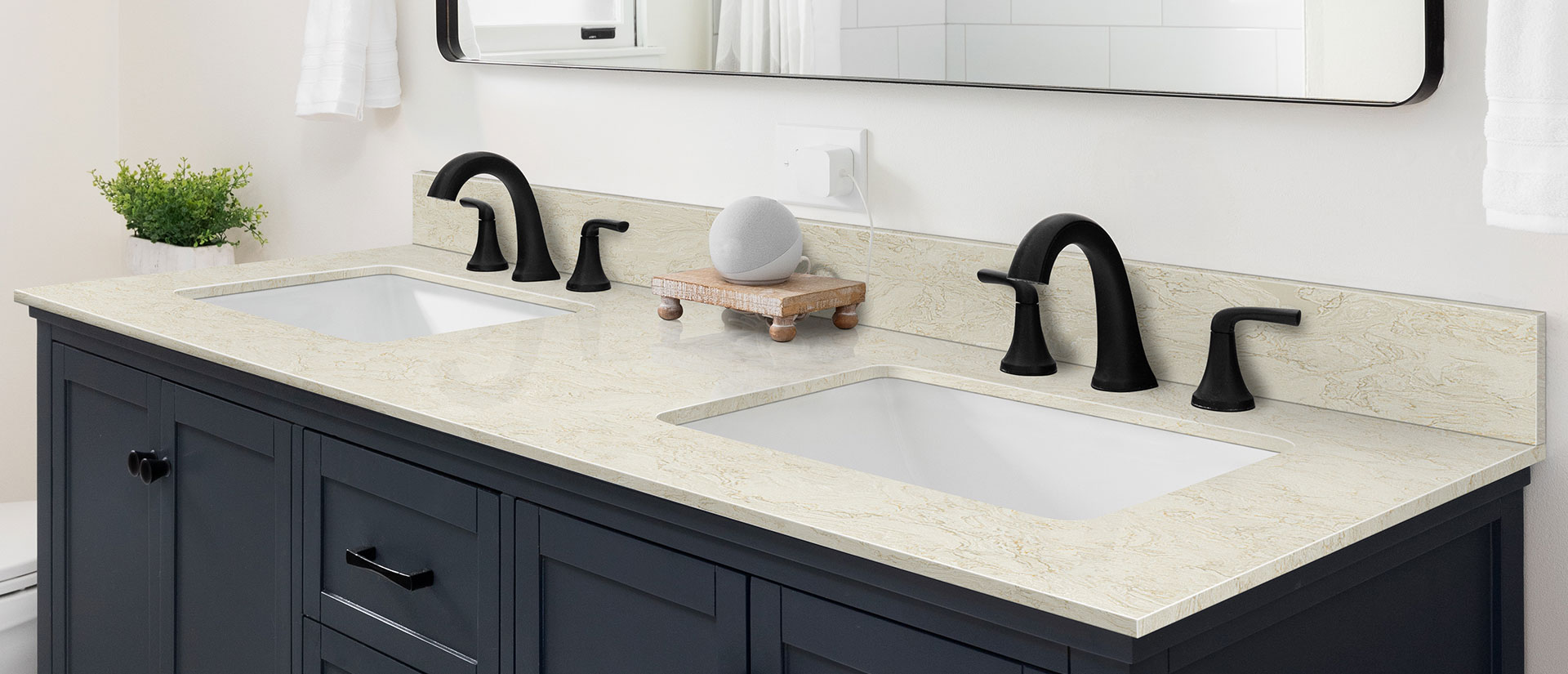 Travataj ™ countertop in a bathroom — view 2